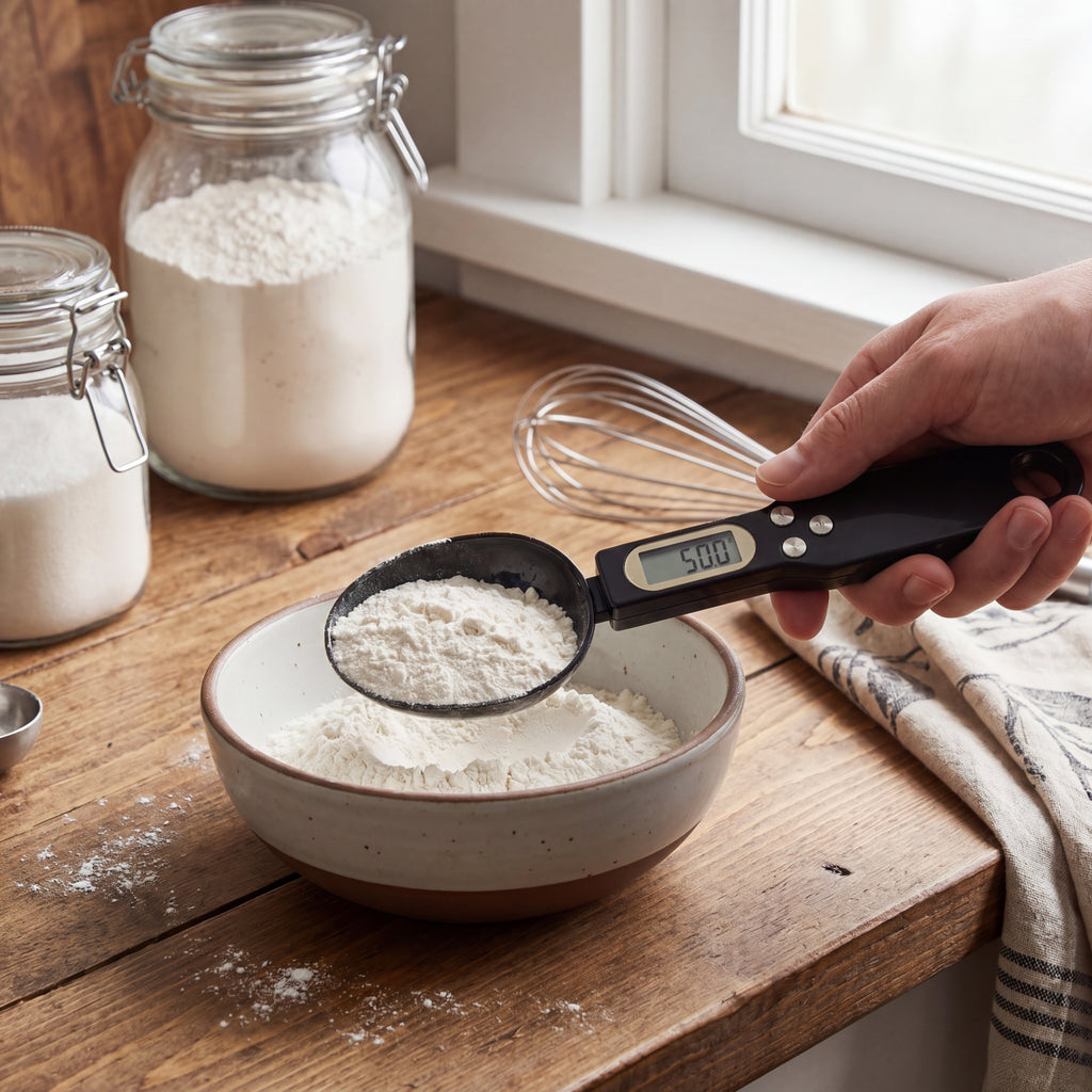 KitchenFlow Precision Mini Spoon Scale — Coffee & Baking Edition