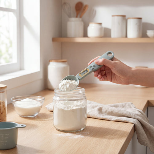 KitchenFlow Precision Mini Spoon Scale — Coffee & Baking Edition